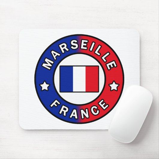 Marseille Frankreich Mousepad (Mit Mouse)