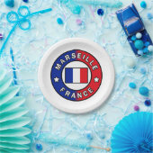 Marseille Frankreich Pappteller (Party)