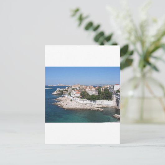 Marseille Frankreich Postkarte (Stehend Vorderseite)