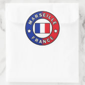 Marseille Frankreich Runder Aufkleber (Tasche)