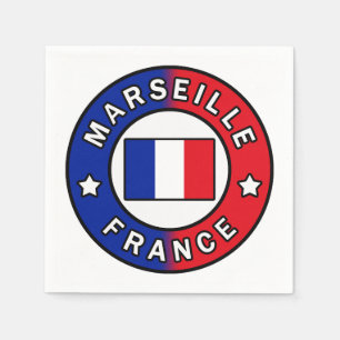 Marseille Frankreich Serviette