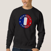 Marseille Frankreich Sweatshirt (Vorderseite)