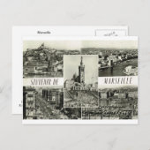 Marseille, frühe Multiview Postkarte (Vorne/Hinten)