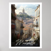 Marseille - Illustration Poster (Vorne)