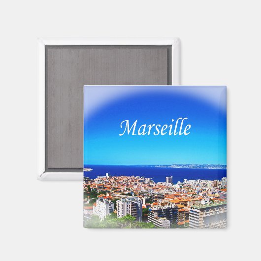 Marseille Magnet (Vorderseite/Rückseite)