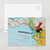 Marseille, Marseille, Frankreich Postkarte (Vorne/Hinten)