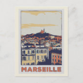 Marseille Notre-Dame-de-la-Garde Frankreich Postkarte (Vorderseite)