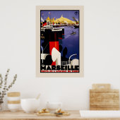 Marseille Porte Afrique Du Nord Poster (Küche)
