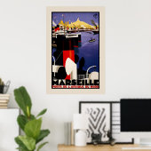 Marseille Porte Afrique Du Nord Poster (Heimbüro)