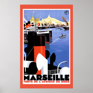 Marseille Porte De L' Afrique Poster