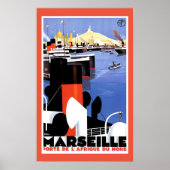 Marseille Porte De L'Afrique Poster (Vorne)