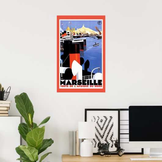 Marseille Porte De L'Afrique Poster (Heimbüro)