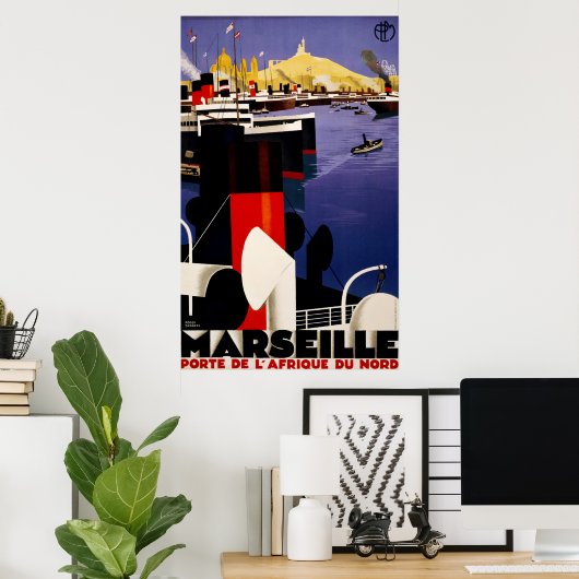 Marseille Poster (Heimbüro)