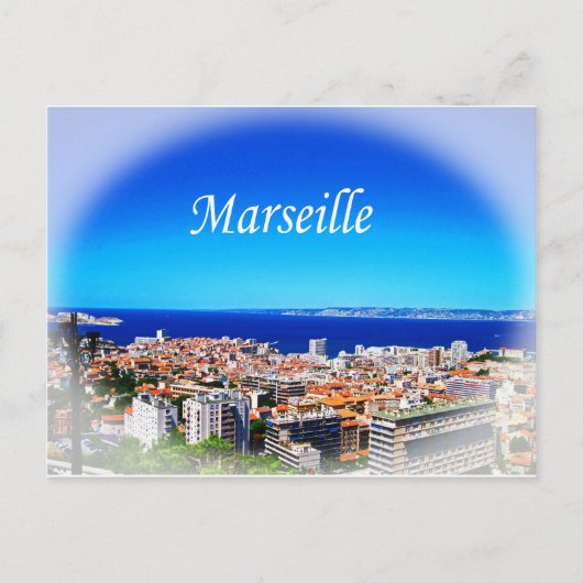 Marseille Postkarte (Vorderseite)