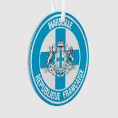 Marseille Round Emblem Ornament (Vorderseite)