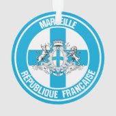 Marseille Round Emblem Ornament (Rückseite)