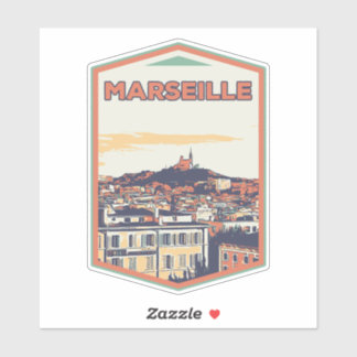 Marseille Stadt Frankreich ist meine stolze Heimat Aufkleber