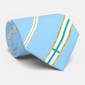 Marseille stripes Flagge Krawatte (Gerollt)