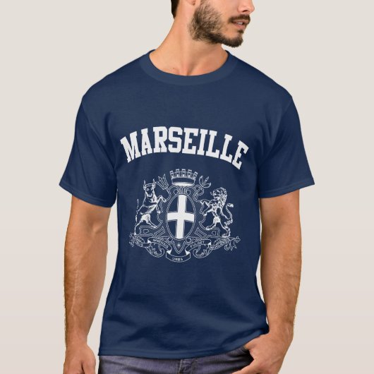 Marseille-Wappen T-Shirt (Vorderseite)