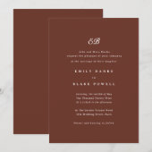 Marseille Wedding Einladung (Vorne/Hinten)