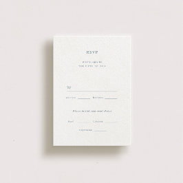 Marseille Wedding RSVP Card Karte