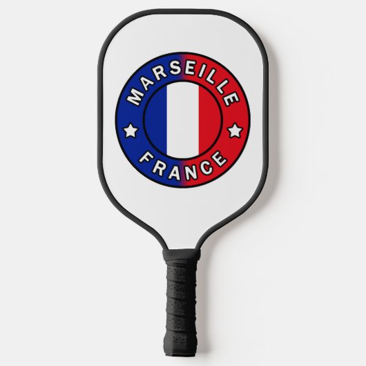 Marseilles France Pickleball Schläger (Rückseite)