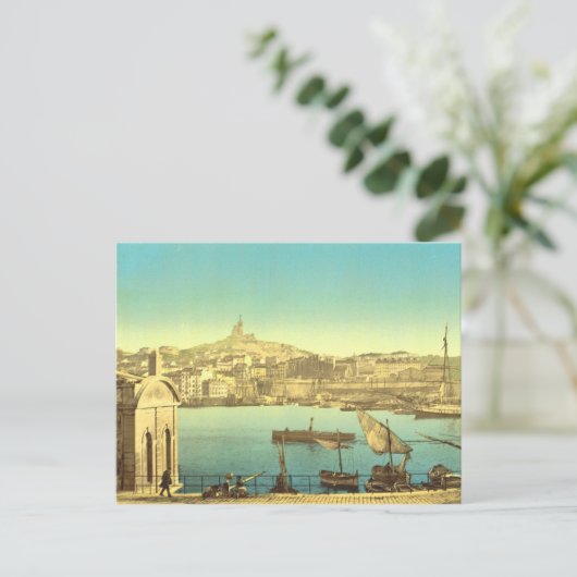Marseilles Harbour I Postkarte (Stehend Vorderseite)