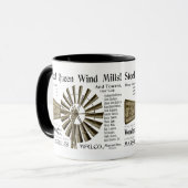MARSEILLES ILLINOIS STAHL QUEEN WIND MILLS FARM TASSE (Vorderseite Links)
