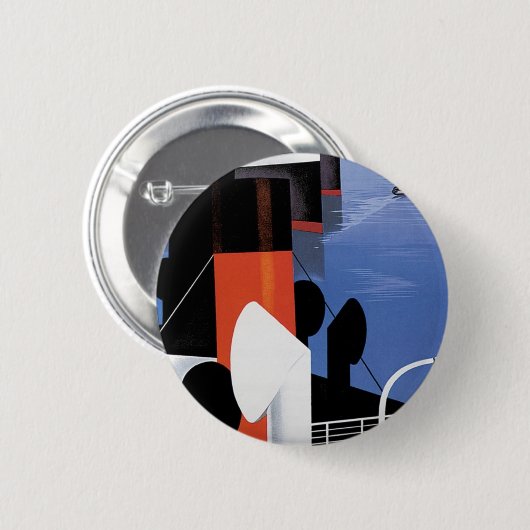 Marseilles Poster Button (Vorne & Hinten)