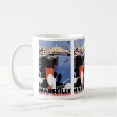 Marseilles Poster Kaffeetasse (Links)