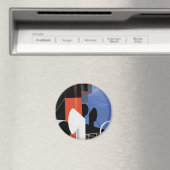 Marseilles Poster Magnet (In Situ (Geschirrspüler))