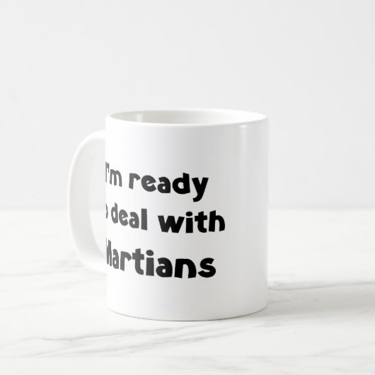 Marsgeschäft Kaffeetasse (Vorderseite Links)