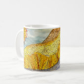 Marsh Aquarell auf einer Tasse (Vorderseite Links)