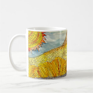 Marsh Aquarell auf einer Tasse