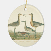 Marsh Bird Curlew Snipe Vogelbeobachtung Keramik Ornament (Links)