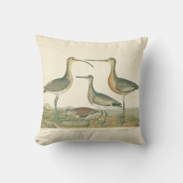 Marsh Bird Curlew Snipe Vogelbeobachtung Kissen