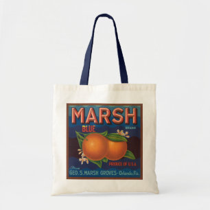 Marsh Brand Vintages Zitruszeichen Tragetasche