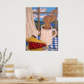 "Marsh & Clouds" Poster (Küche)