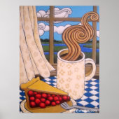 "Marsh & Clouds" Poster (Vorne)