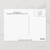 Marsh Creek im Frühjahr Postkarte (Rückseite)