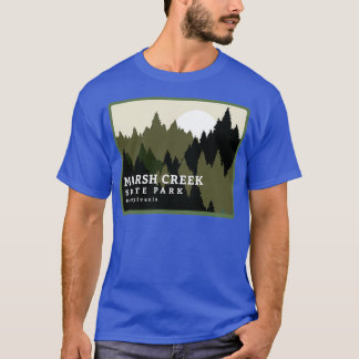 Marsh Creek Staat Park Pennsylvania Wald Sunrise T-Shirt