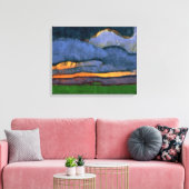 Marsh Landschaft mit einer Mühle | Emil Nolde | Leinwanddruck (Insitu (Wohnzimmer))