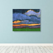 Marsh Landschaft mit einer Mühle | Emil Nolde | Leinwanddruck (Insitu (Holzboden))