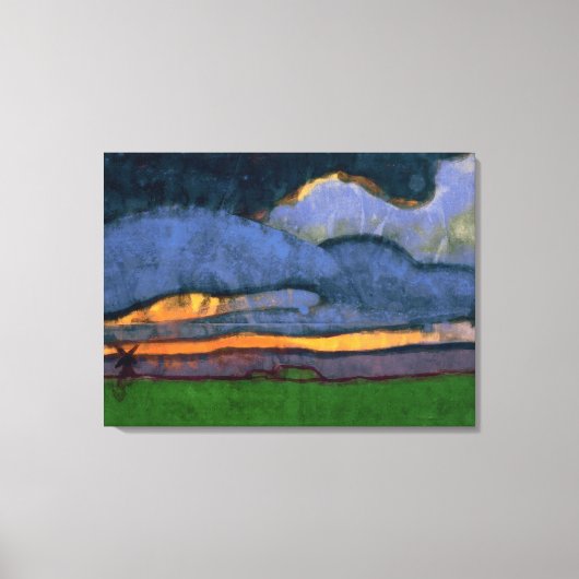 Marsh Landschaft mit einer Mühle | Emil Nolde | Leinwanddruck (Vorderseite)