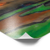 Marsh Landschaft unter roten Wolken | Emil Nolde | Fotodruck (Ecke)