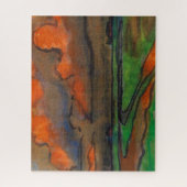 Marsh Landschaft unter roten Wolken | Emil Nolde | Puzzle (Vertikal)