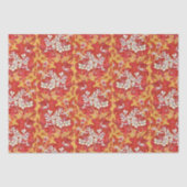 Marsh Marigold Wildblumen Buttercup Blume Rot Seidenpapier (Vorderseite)