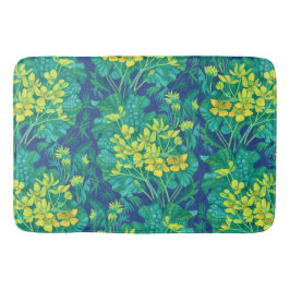 Marsh Marigold Wildblumen Gelbe Blumenmuster Badematte