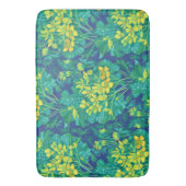 Marsh Marigold Wildblumen Gelbe Blumenmuster Badematte (Vorderseite Vertikal)