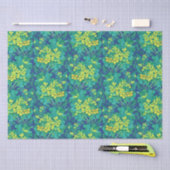 Marsh Marigold Wildblumen Gelbe Blumenmuster Seidenpapier (Handwerk)